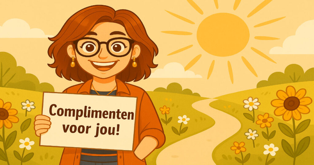 Complimenten voor jou!